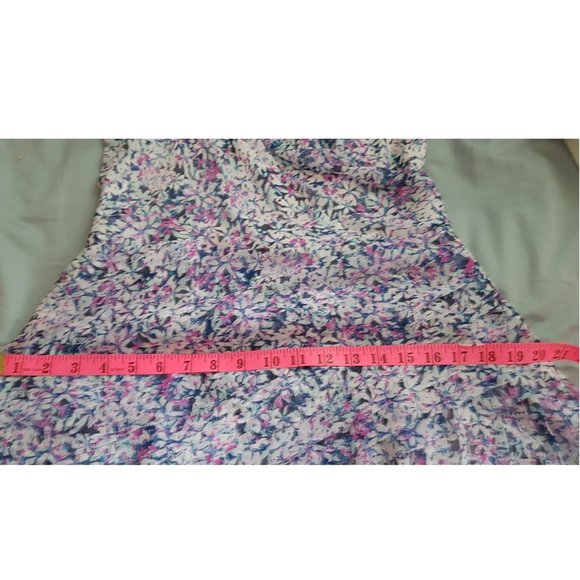 Banana Republic floral pleated chiffon dress - Picture 6 of 9